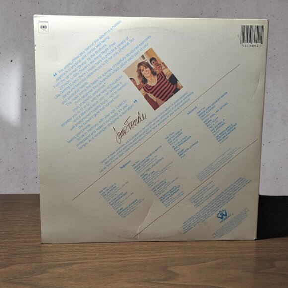 Vintage Jane Fonda's Work-Out Record 2 Disc Vinyl - Picture 2 of 5